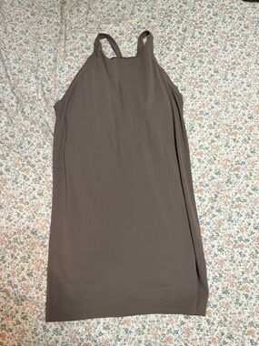 Target Taupe Midi Tank Dress